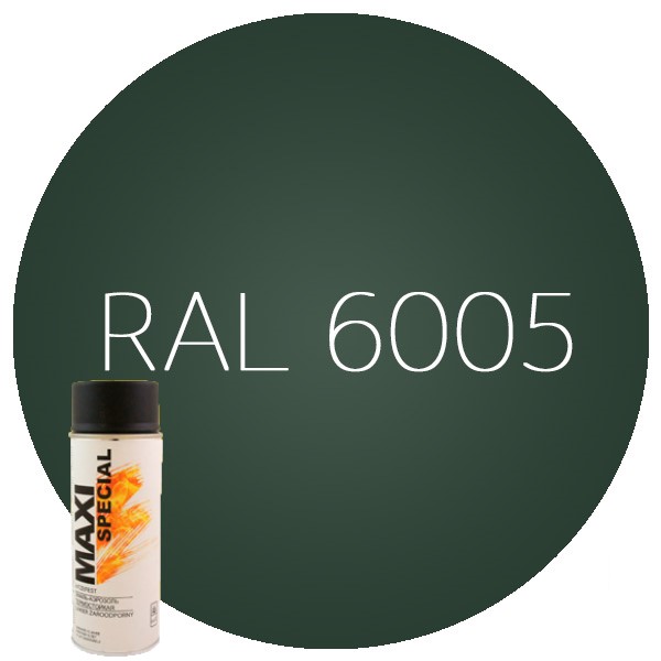 RAL6005 аэрозольная краска, зелёный мох, 400 мл