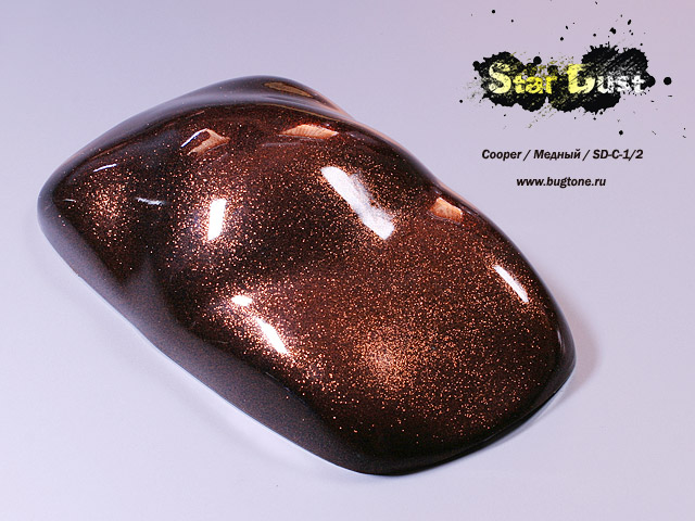 Star Dust блестки-глиттеры медные 200 мкм, 50 г