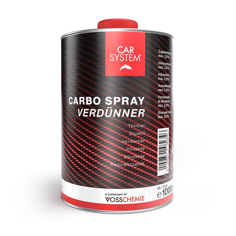 Carsystem разбавитель для жидкой шпатлевки CARBO SPRAY, 1 л