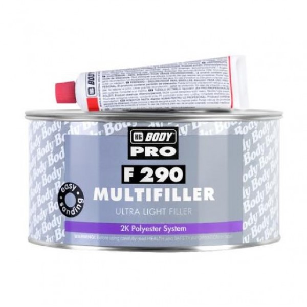 HB Body PRO F290 Ultra Light Multifiller шпатлевка полиэфирная облегченная бежевая, 1 л