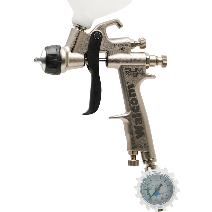 Walcom Slim X-LIGHT HVLP краскопульт с манометром, сопло 1,3 мм