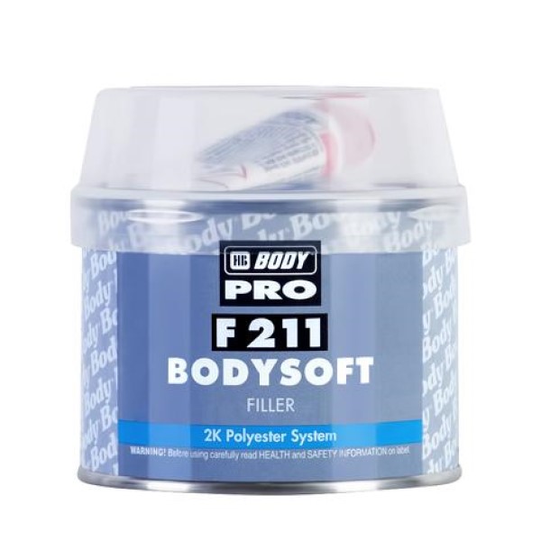 HB Body PRO F211 SOFT шпатлевка полиэфирная светло-желтая, 250 г