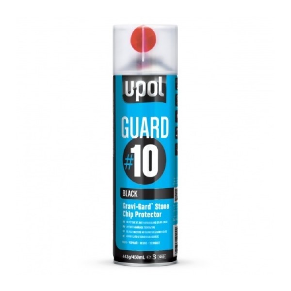 U-POL GUARD#10 антигравий чёрный, спрей 450 мл