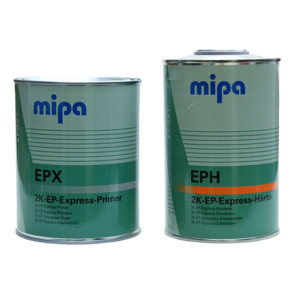 MIPA 2K EPX грунт эпоксидный 1:1 быстросохнущий, светло-серый, комплект 1+1 л