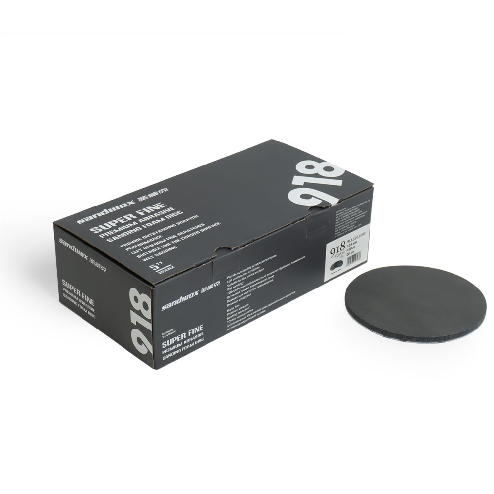 Sanswox 918 Super Fine Foam шлифовальный диск на трикотажной основе D-150 мм, P360