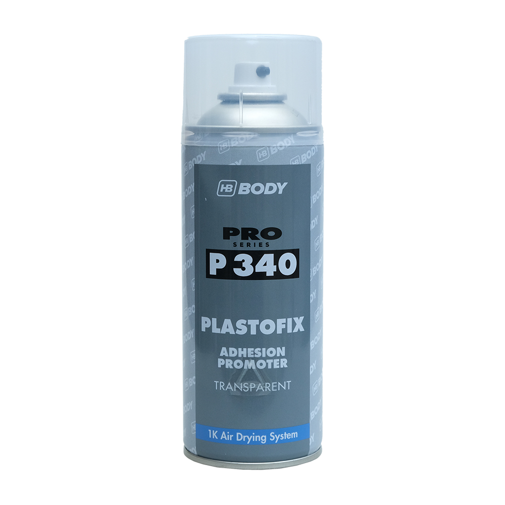 HB Body 340 PlastoFix аэрозольный грунт для пластика, бесцветный, 400 мл