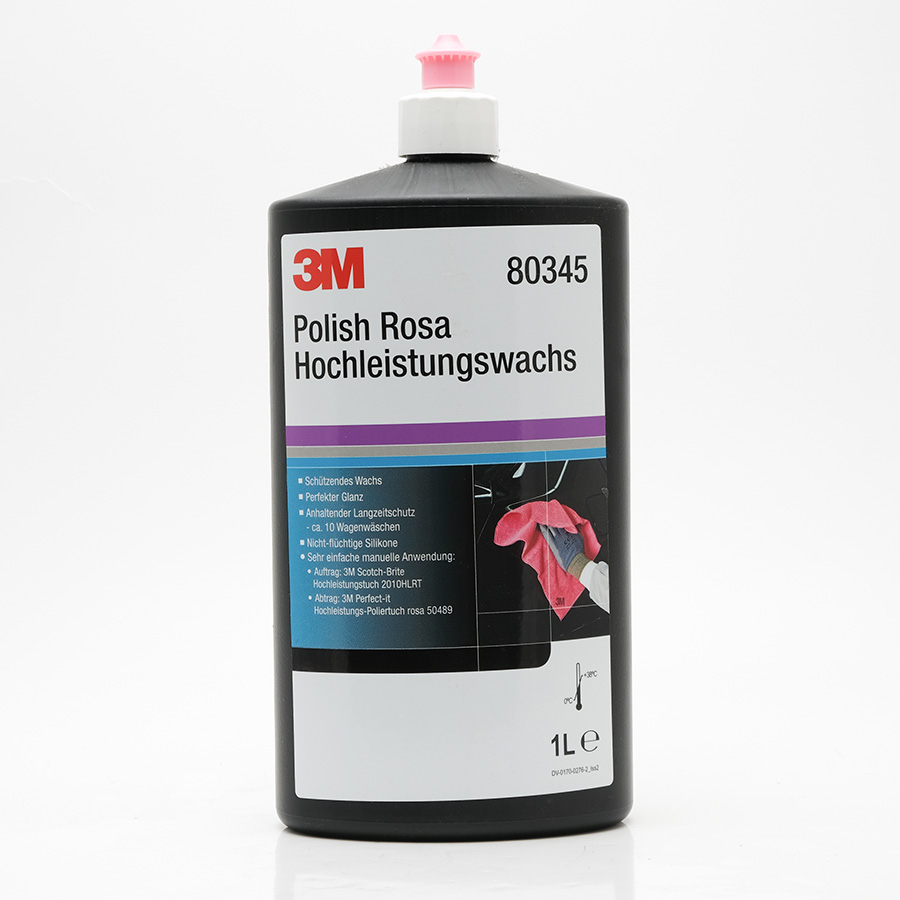 3М 80345 RU Polish Rosa полировальная паста защитная (розовый колпачок) 1 л