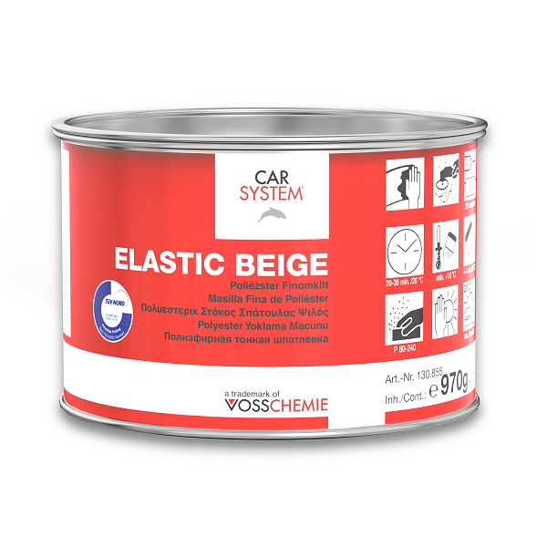 Carsystem ELASTIC шпатлевка полиэфирная доводочная 1 кг