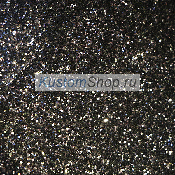Star Dust блестки-глиттеры чёрные 200 мкм, 50 г