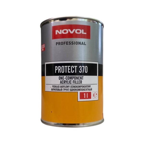 Novol Protect 370 грунт автомобильный 1К акриловый, серый, 1 л