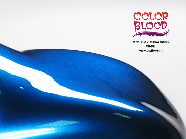Bugtone Color Blood автомобильная кэнди краска 1 л, тёмно-синий