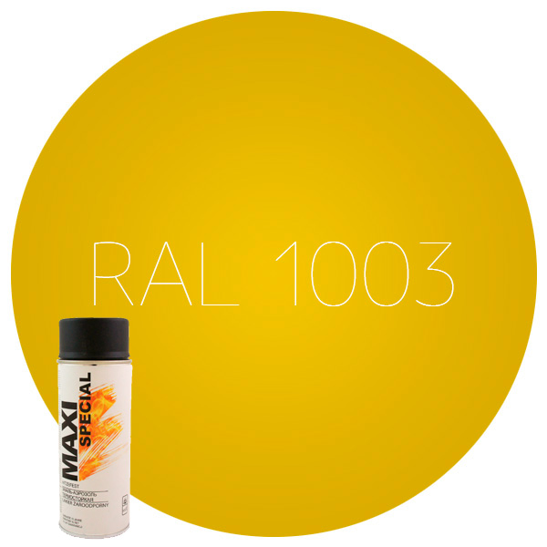 RAL1003 аэрозольная краска, сигнально-жёлтая, 400 мл