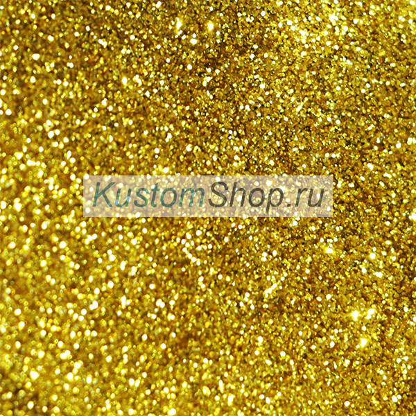 Star Dust блестки-глиттеры жёлтые 200 мкм, 50 г