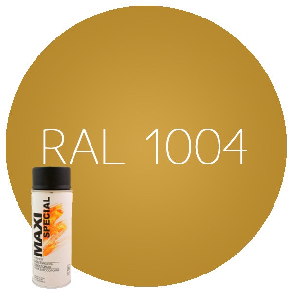 RAL1004 аэрозольная краска, золотисто-жёлтая, 400 мл