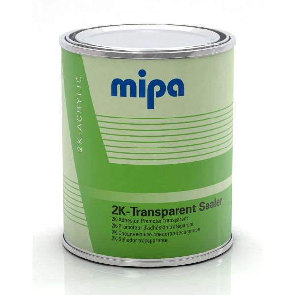 MIPA 2K Transparent Sealer усилитель адгезии 2:1 для гладких поверхностей, бесцветный, 1+0,5 л