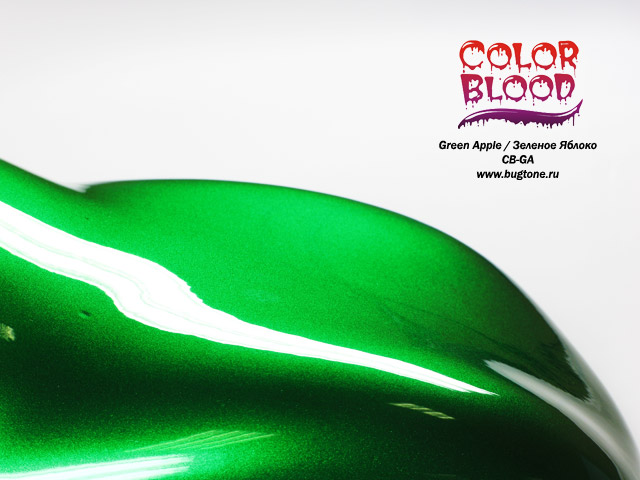 Bugtone Color Blood автомобильная кэнди краска 1 л, зелёное яблоко
