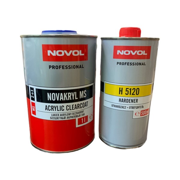 Novol NOVAKRYL лак автомобильный MS (2:1), 1+0,5 л