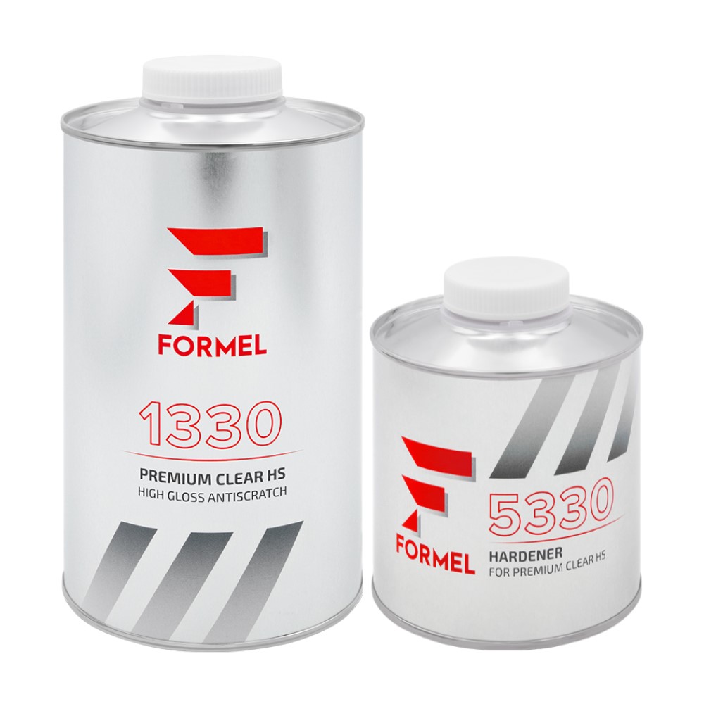 Formel 1330 Premium 2K лак автомобильный HS (2:1), высокоглянцевый, 1+0,5 л
