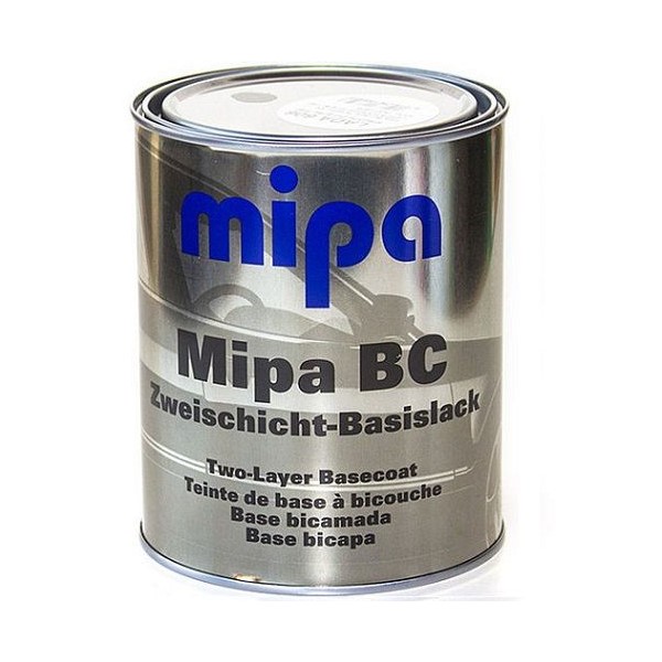 MIPA BC Super white автоэмаль - базовая краска, супер белая, 1 л