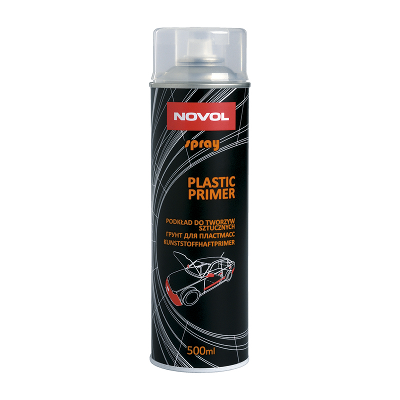 Novol 34482 PLASTIC PRIMER аэрозольный грунт для пластика, бесцветный, 500 мл