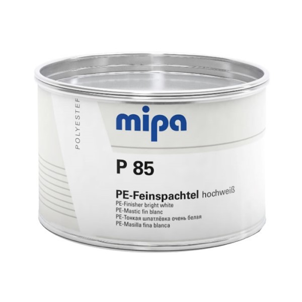 MIPA P85 Finish шпатлевка тонкая доводочная, белая, 1 кг