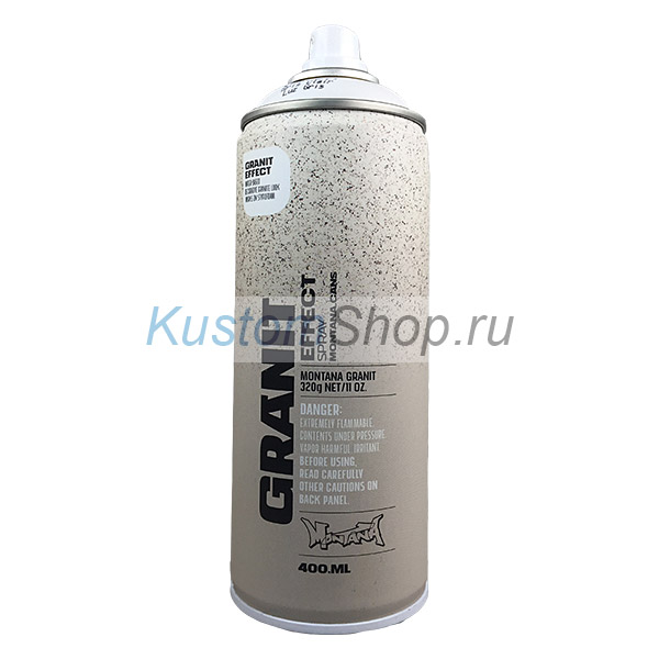 Montana EG7000 аэрозольная краска для граффити, GRANIT гранит-эффект светло-серая 400 мл