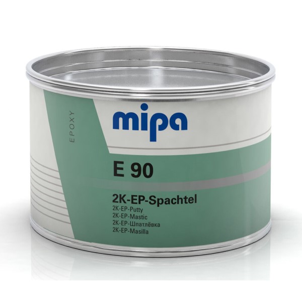 MIPA E90 Epoxy 2K шпатлевка эпоксидная 2:1, светло серая, 1 кг